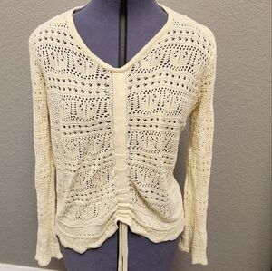 Cream Knit Women's Sweater